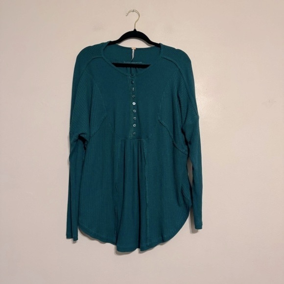 Free People Leo Henley Top - Size S - Picture 5 of 8